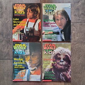 Vintage Star Wars Kids Magazines Chewbacca Han Solo Luke Skywalker Wedge Antille